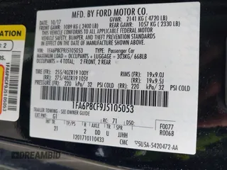 2018 Ford Mustang GT с VIN 1FA6P8CF9J5105053, выставлен на аукционе IAAI как лот 42164580 с пробегом Не указан миль и . История ставок и продаж доступна на DreamBid. Изображение 9.