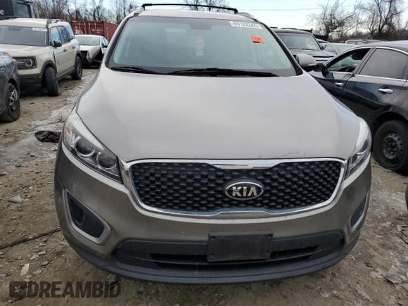 2016 Kia Sorento LX with VIN 5XYPGDA55GG137497, listed as a Copart auction lot 89123245 with Not Provided miles and Non Repairable. Bid and sale history available at DreamBid. Image 5.