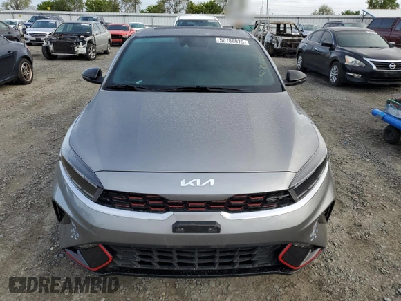 2022 Kia Forte GT with VIN 3KPF44AC7NE457191, listed as a Copart auction lot 50786975 with 31,619 mi miles and Salvage Title. Bid and sale history available at carsss.com. Image 5.