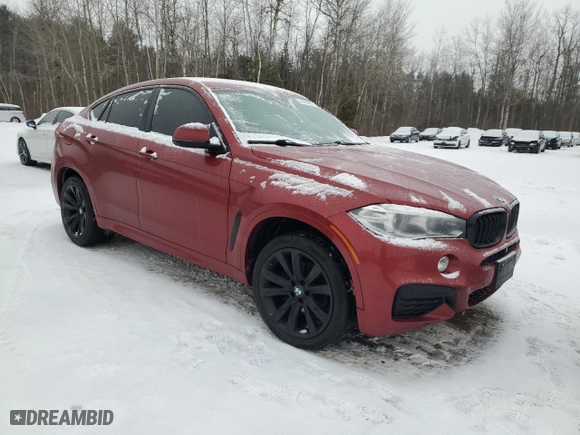 2016 BMW X6 xDrive35i with VIN 5UXKU2C59G0N81605, listed as a Copart auction lot 42969955 with 142,892 mi miles and Clean Title. Bid and sale history available at carsss.com. Image 4.