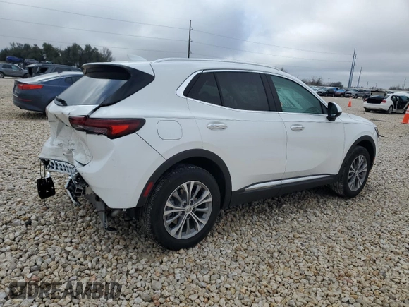 2023 Buick Envision Preferred with VIN LRBAZLR46PD018859, listed as a Copart auction lot 46864965 with 11,851 mi miles and Salvage Title. Bid and sale history available at carsss.com. Image 3.