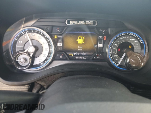 2019 Ram 1500 Limited with VIN 1C6SRFHT4KN588126, listed as a Copart auction lot 48947455 with 145,773 mi miles and Clean title. Bid and sale history available at DreamBid. Image 9.