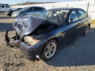 2008 BMW 3 Series 328i with VIN WBAVA37578NL54356, listed as a Copart auction lot 42912145 with 153,166 mi miles and Salvage Title. Bid and sale history available at carsss.com. Image 1.