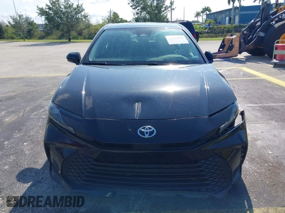 2025 Toyota Camry LE with VIN 4T1DAACK7SU518065, listed as a IAAI auction lot 41974635 with 17,279 mi miles and . Bid and sale history available at DreamBid. Image 12.