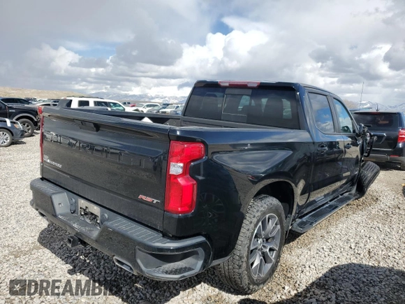 2021 Chevrolet Silverado 1500 RST with VIN 3GCUYEETXMG242080, listed as a Copart auction lot 49349025 with 19,013 mi miles and Salvage Title. Bid and sale history available at carsss.com. Image 3.