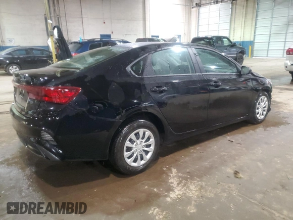 2024 Kia Forte LXS with VIN 3KPF24ADXRE811872, listed as a Copart auction lot 87676405 with 22,154 mi miles and Non Repairable. Bid and sale history available at carsss.com. Image 3.