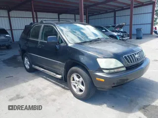 2001 Lexus RX 300 with VIN JTJHF10U810195662, listed as a IAAI auction lot 41952111 with 141,510 mi miles. Bid and sale history available at carsss.com. Image 1.