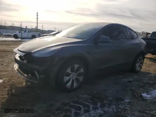 2023 Tesla Model Y Long Range with VIN 7SAYGDEE5PF610677, listed as a Copart auction lot 89087355 with 39,588 mi miles and Salvage Title. Bid and sale history available at carsss.com. Image 1.