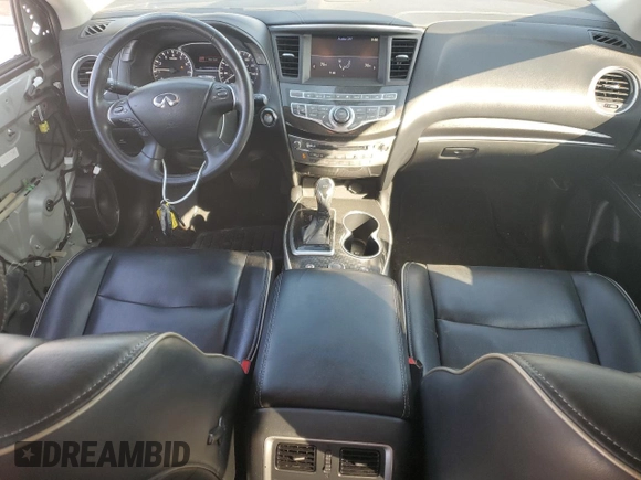 2019 Infiniti QX60 Pure with VIN 5N1DL0MM7KC553229, listed as a Copart auction lot 53257755 with 79,982 mi miles and Salvage title. Bid and sale history available at DreamBid. Image 8.