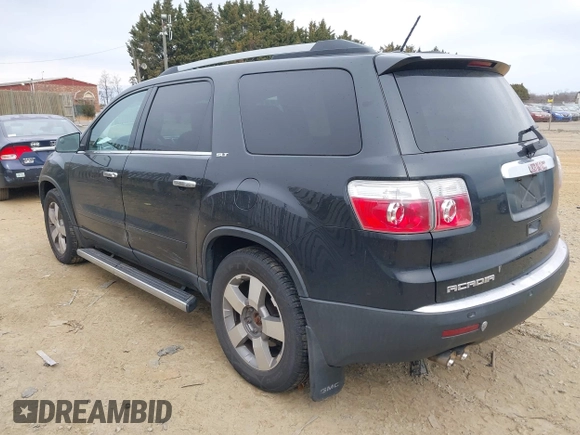 2012 GMC Acadia SLT1 with VIN 1GKKVREDXCJ251640, listed as a IAAI auction lot 41589986 with 178,580 mi miles and . Bid and sale history available at carsss.com. Image 3.