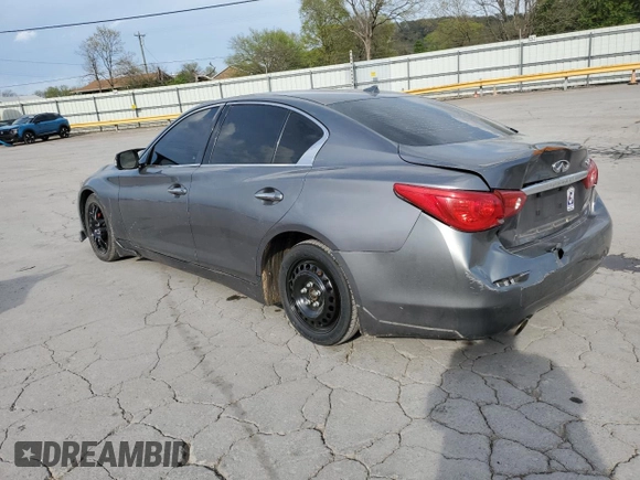 2014 Infiniti Q50 Premium with VIN JN1BV7AP7EM683087, listed as a Copart auction lot 52644335 with 189,344 mi miles and Salvage Title. Bid and sale history available at carsss.com. Image 2.