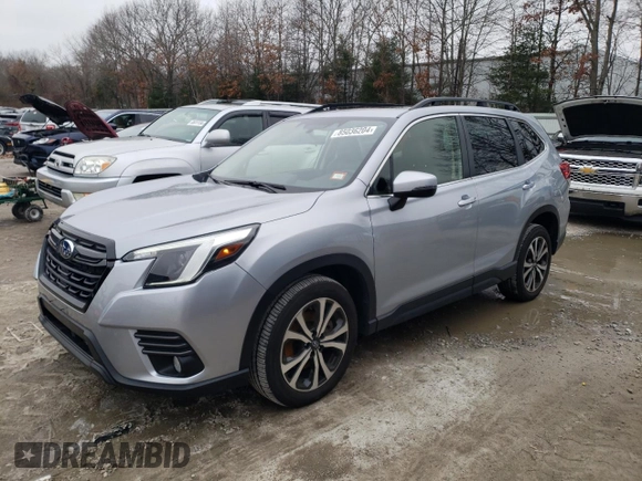 2022 Subaru Forester Limited with VIN JF2SKAPC5NH520360, listed as a Copart auction lot 85036204 with 18,056 mi miles and Salvage Title. Bid and sale history available at carsss.com. Image 1.