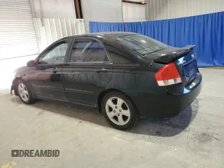 2009 Kia Spectra EX with VIN KNAFE221595027222, listed as a Copart auction lot 71863644 with Not Provided miles and Clean Title. Bid and sale history available at carsss.com. Image 2.