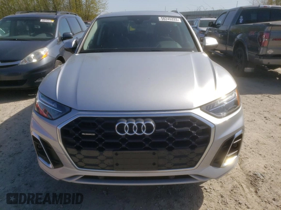 2021 Audi Q5 Premium z VIN WA1G2AFY6M2045525, wystawiony jako Copart lot #50245333 z przebiegiem 16 427 mil mil oraz . Historia ofert i sprzedaży dostępna na DreamBid. Obrazek 5.