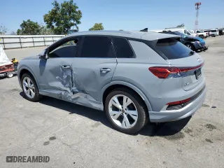 2023 Audi Q4 e-tron Premium Plus with VIN WA1L2BFZ1PP050572, listed as a Copart auction lot 58523794 with 8,826 mi miles and Salvage Title. Bid and sale history available at carsss.com. Image 2.