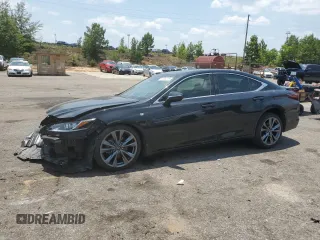 2020 Lexus ES 350 F Sport with VIN 58AGZ1B17LU059094, listed as a Copart auction lot 61408215 with 107,194 mi miles and Salvage title. Bid and sale history available at DreamBid. Image 1.