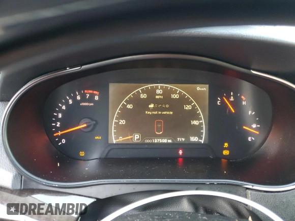 2014 Kia Cadenza Premium with VIN KNALN4D70E5120367, listed as a Copart auction lot 81324754 with 137,508 mi miles and Salvage Title. Bid and sale history available at carsss.com. Image 9.
