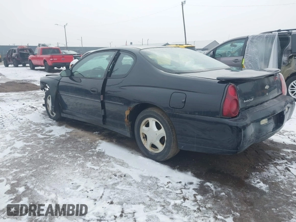 2003 Chevrolet Monte Carlo LS with VIN 2G1WW12E339406400, listed as a IAAI auction lot 41482814 with 190,982 mi miles. Bid and sale history available at carsss.com. Image 3.