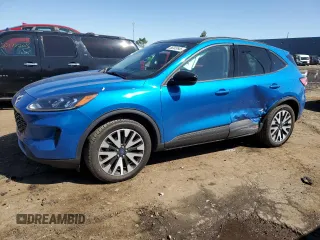 2020 Ford Escape SE Sport Hybrid with VIN 1FMCU9BZ2LUC58238, listed as a Copart auction lot 56303545 with 51,224 mi miles and Salvage title. Bid and sale history available at DreamBid. Image 1.