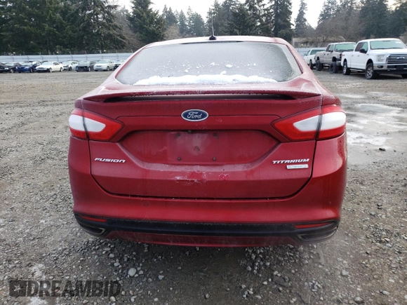2014 Ford Fusion Titanium with VIN 3FA6P0K93ER380255, listed as a Copart auction lot 44349395 with 175,562 mi miles and Salvage Title. Bid and sale history available at DreamBid. Image 6.
