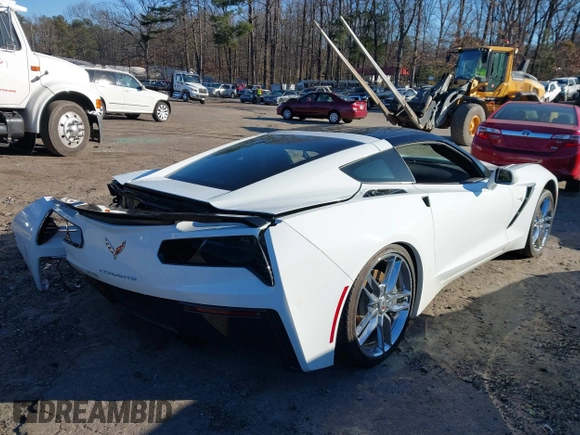 2018 Chevrolet Corvette 3LT with VIN 1G1YF2D77J5104700, listed as a IAAI auction lot 41225626 with 25,091 mi miles. Bid and sale history available at carsss.com. Image 4.