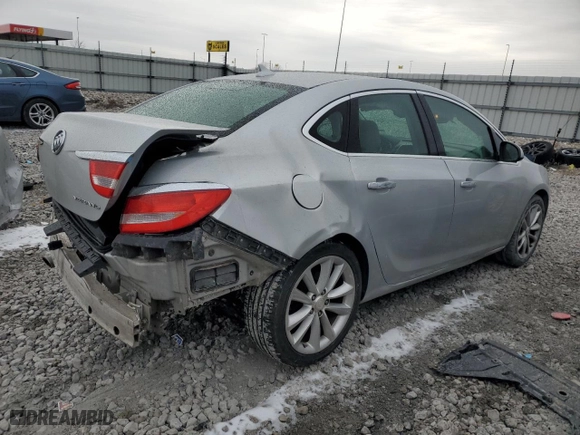 2012 Buick Verano with VIN 1G4PP5SK7C4127195, listed as a Copart auction lot 45086675 with 164,256 mi miles and Salvage Title. Bid and sale history available at carsss.com. Image 3.