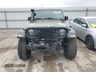 2021 Jeep Wrangler Unlimited Willys with VIN 1C4HJXDG2MW563201, listed as a Copart auction lot 50156305 with 33,372 mi miles and Salvage title. Bid and sale history available at DreamBid. Image 5.