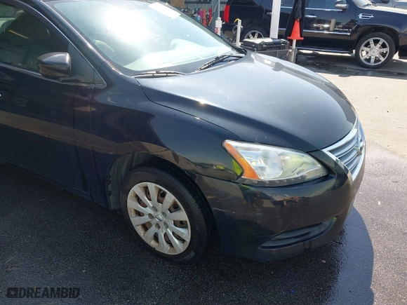 2013 Nissan Sentra SV with VIN 3N1AB7AP7DL672894, listed as a IAAI auction lot 41880258 with 154,509 mi miles. Bid and sale history available at carsss.com. Image 6.