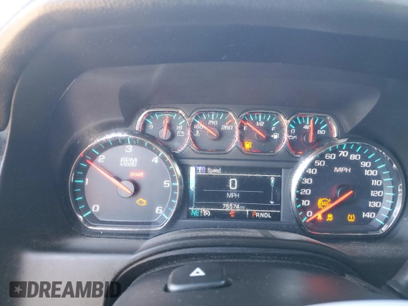 2019 Chevrolet Suburban LS with VIN 1GNSCGKC6KR180042, listed as a Copart auction lot 76829394 with 75,574 mi miles and Salvage title. Bid and sale history available at DreamBid. Image 9.