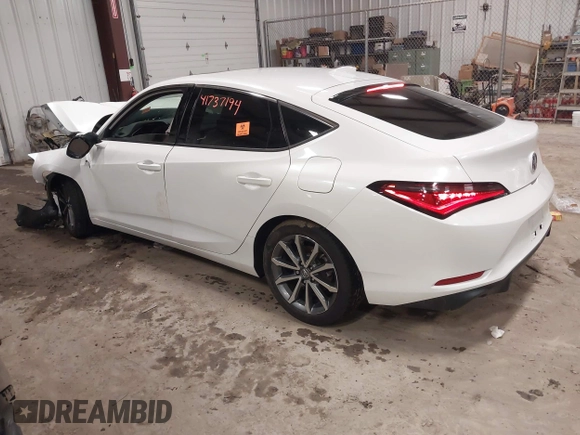 2025 Acura Integra with VIN 19UDE4H22SA004873, listed as a IAAI auction lot 41737194 with 2,377 mi miles and . Bid and sale history available at DreamBid. Image 3.