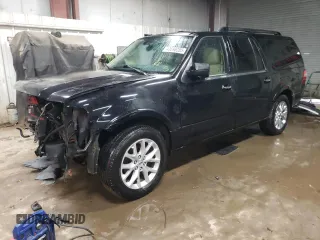 2017 Ford Expedition Max Limited z VIN 1FMJK2AT4HEA71571, wystawiony jako Copart lot #43696205 z przebiegiem 267 553 mil mil oraz Szkoda całkowita • Salvage title. Historia ofert i sprzedaży dostępna na DreamBid. Obrazek 1.