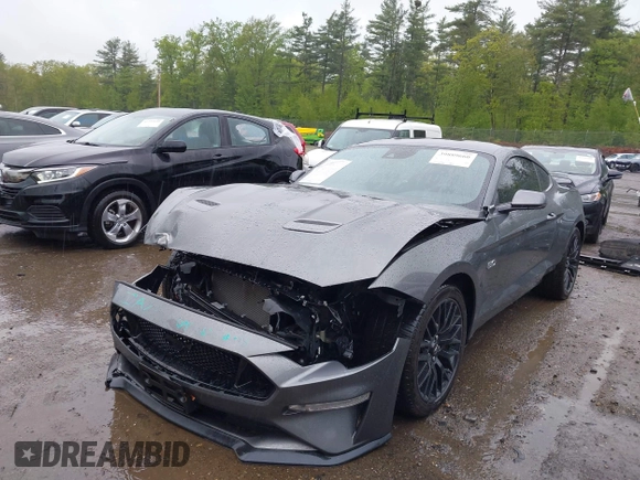2022 Ford Mustang GT with VIN 1FA6P8CF1N5108602, listed as a IAAI auction lot 39889660 with 21,711 mi miles and . Bid and sale history available at DreamBid. Image 2.