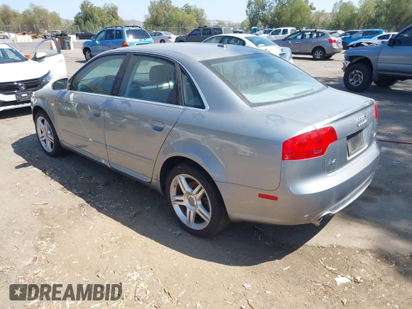 2008 Audi A4 2.0T with VIN WAUAF78E28A041678, listed as a IAAI auction lot 42614609 with 128,696 mi miles and . Bid and sale history available at DreamBid. Image 3.