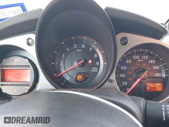 2015 Nissan 370Z Sport with VIN JN1AZ4EH8FM443095, listed as a IAAI auction lot 41105775 with 135,354 mi miles. Bid and sale history available at carsss.com. Image 7.