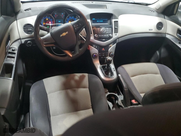 2014 Chevrolet Cruze LS with VIN 1G1PB5SGXE7283935, listed as a Copart auction lot 48990435 with 98,686 mi miles and Salvage Title. Bid and sale history available at carsss.com. Image 8.