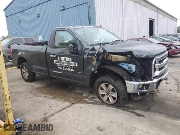 2015 Ford F-150 XL with VIN 1FTNF1EG1FKD00398, listed as a Copart auction lot 72774054 with 164,052 mi miles and Salvage title. Bid and sale history available at DreamBid. Image 4.