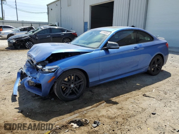 2018 BMW 2 Series M240i with VIN WBA2J5C59JVC07047, listed as a Copart auction lot 51164664 with 102,831 mi miles. Bid and sale history available at carsss.com. Image 1.