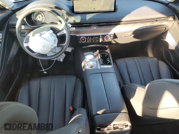 2021 Genesis G80 2.5T with VIN KMTGB4SC5MU046379, listed as a Copart auction lot 77659574 with 30,997 mi miles and Salvage Title. Bid and sale history available at carsss.com. Image 8.