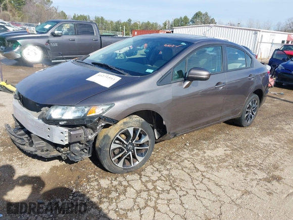 2014 Honda Civic Sedan EX with VIN 19XFB2F84EE227378, listed as a IAAI auction lot 41271593 with 136,294 mi miles. Bid and sale history available at carsss.com. Image 19.