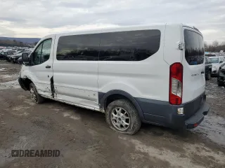 2016 Ford Transit Wagon XL with VIN 1FMZK1YM0GKA42001, listed as a Copart auction lot 44488315 with 106,634 mi miles and Salvage Title. Bid and sale history available at carsss.com. Image 2.