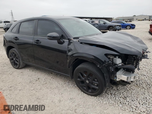 2024 Honda HR-V Sport with VIN 3CZRZ1H50RM762011, listed as a Copart auction lot 51930685 with 13,378 mi miles and Salvage Title. Bid and sale history available at carsss.com. Image 4.