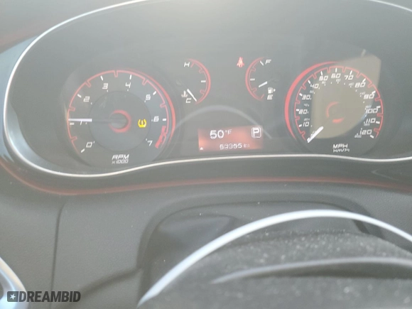 2014 Dodge Dart SXT with VIN 1C3CDFBB4ED667919, listed as a Copart auction lot 88760025 with 53,355 mi miles and Salvage Title. Bid and sale history available at carsss.com. Image 9.