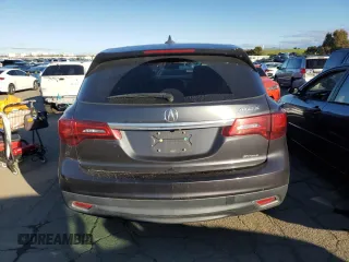 2015 Acura MDX with VIN 5FRYD4H26FB009928, listed as a Copart auction lot 44172375 with 123,644 mi miles and Salvage title. Bid and sale history available at DreamBid. Image 6.