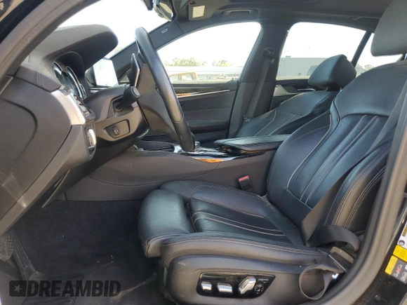 2018 BMW 5 Series 530e with VIN WBAJA9C5XJB249650, listed as a Copart auction lot 52633865 with 111,548 mi miles and Clean title. Bid and sale history available at DreamBid. Image 7.