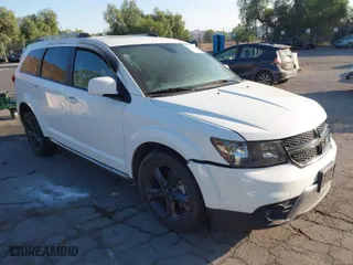 2020 Dodge Journey Crossroad with VIN 3C4PDCGB7LT193332, listed as a IAAI auction lot 41102183 with 85,373 mi miles. Bid and sale history available at carsss.com. Image 1.