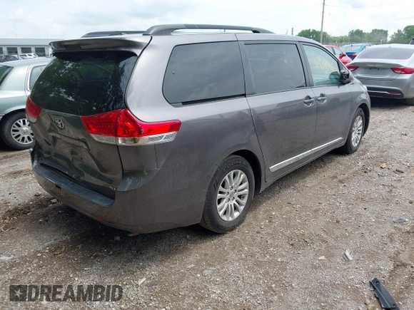 2012 Toyota Sienna XLE AAS with VIN 5TDYK3DC0CS199104, listed as a IAAI auction lot 42439665 with 252,187 mi miles and . Bid and sale history available at DreamBid. Image 4.