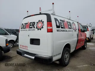 2022 GMC Savana Cargo z VIN 1GTW7AFP6N1148400, wystawiony jako Copart lot #55868185 z przebiegiem 27 226 mil mil oraz Szkoda całkowita • Salvage title. Historia ofert i sprzedaży dostępna na DreamBid. Obrazek 3.