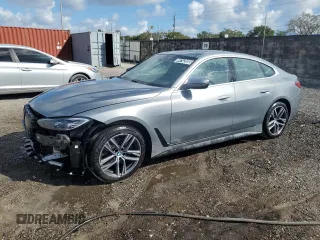 2024 BMW 4 Series 430i with VIN WBA63AV01RFT29748, listed as a Copart auction lot 44142685 with 18,419 mi miles and Clean Title. Bid and sale history available at carsss.com. Image 1.