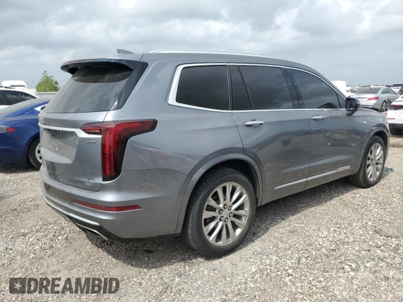 2021 Cadillac XT6 Premium Luxury with VIN 1GYKPCRS5MZ173938, listed as a Copart auction lot 51763435 with 75,247 mi miles and Clean title. Bid and sale history available at DreamBid. Image 3.