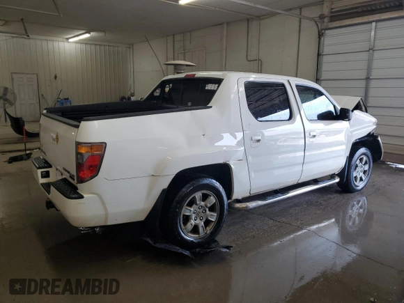 2008 Honda Ridgeline RTX with VIN 2HJYK16328H532180, listed as a Copart auction lot 52427205 with 262,898 mi miles and Salvage Title. Bid and sale history available at carsss.com. Image 3.